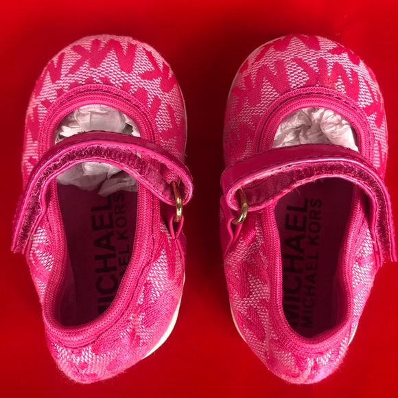 MICHAEL Michael Kors Baby Ivy Strap pink shoe - Picture 3 of 6